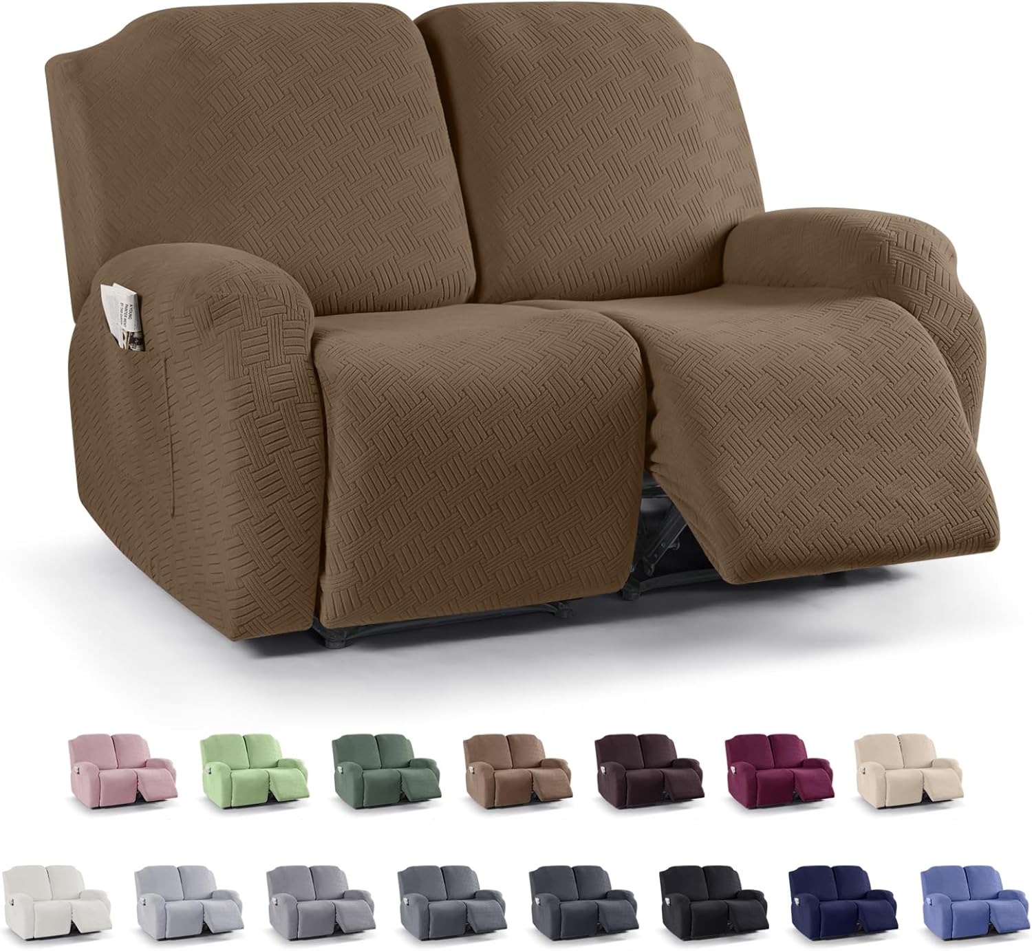 Recliner Sofa Cover - Stretch Recliner Covers, Jacquard Reclining Chair
