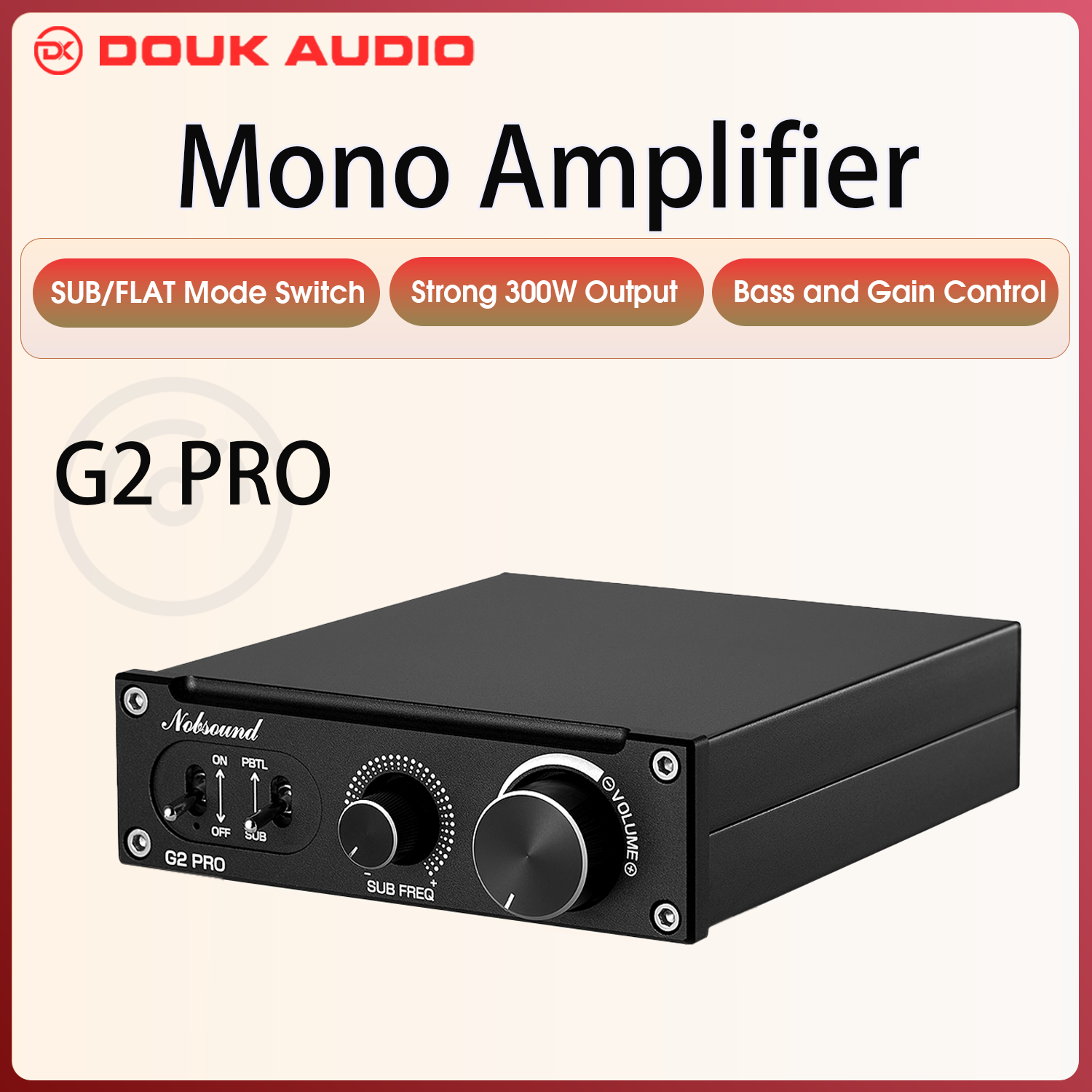 Home Cinema Subwoofer - Douk Audio G2 PRO Hi-Fi 300W