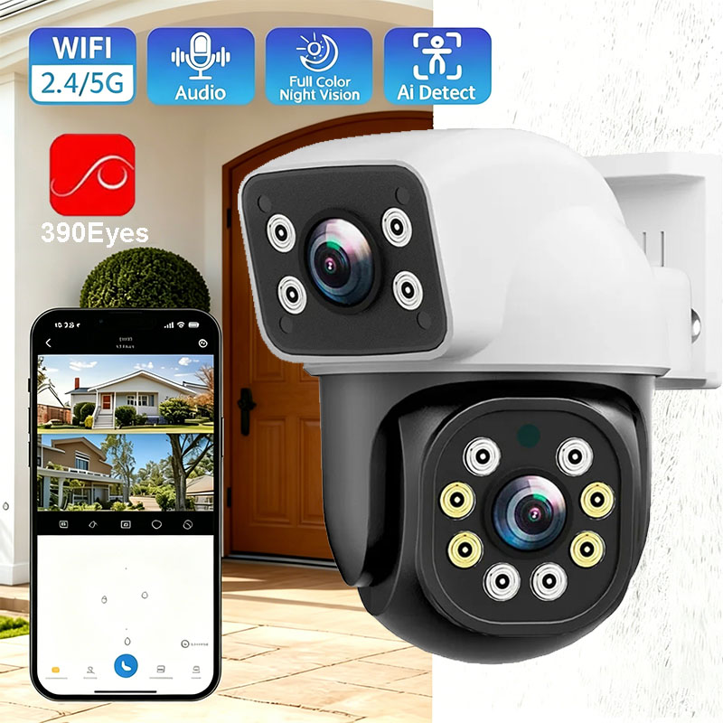 Home Cinema Sony - 8MP Dual Lens WiFi IP Camera