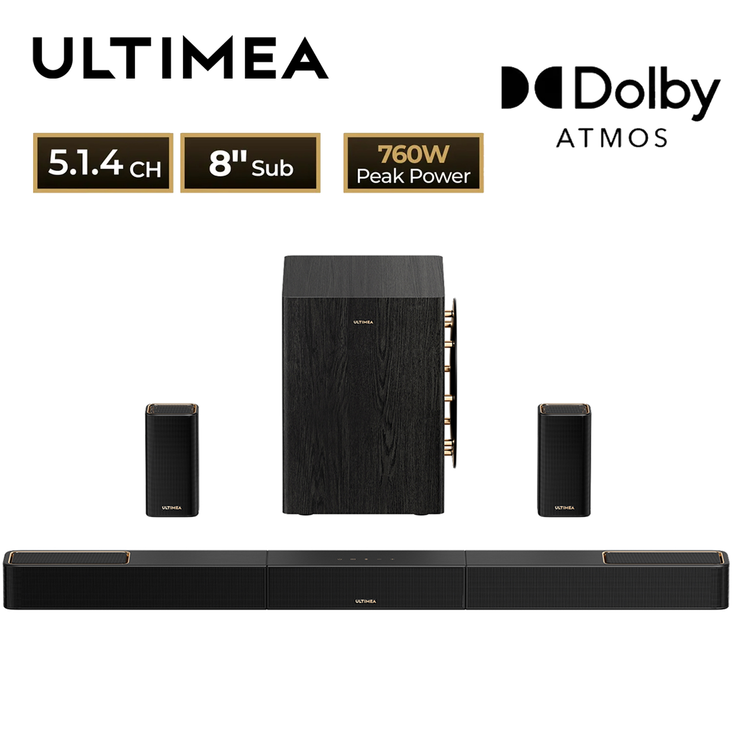 Home Cinema Ultimea - ULTIMEA Skywave Series 5.1.4ch Wireless Surround