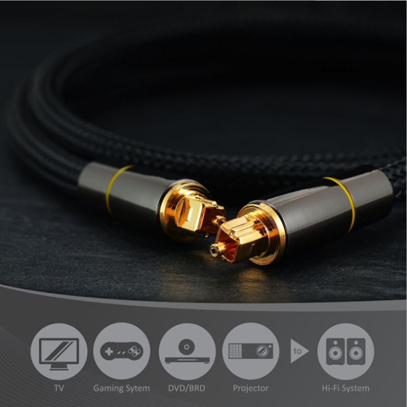 HIFI 5.1 Digital SPDIF Fiber T - Home Cinema Subwoofer บทวิจารณ์และราคา
