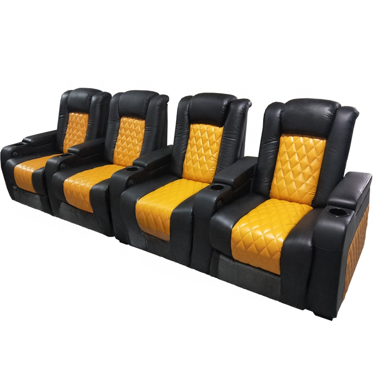 -Hot Sale Genuine Leather Auto - Home Cinema Recliner Chairs บทวิจารณ์และราคา