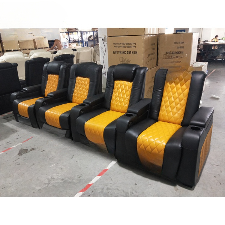 -Hot Sale Genuine Leather Auto - Home Cinema Recliner Chairs บทวิจารณ์และราคา