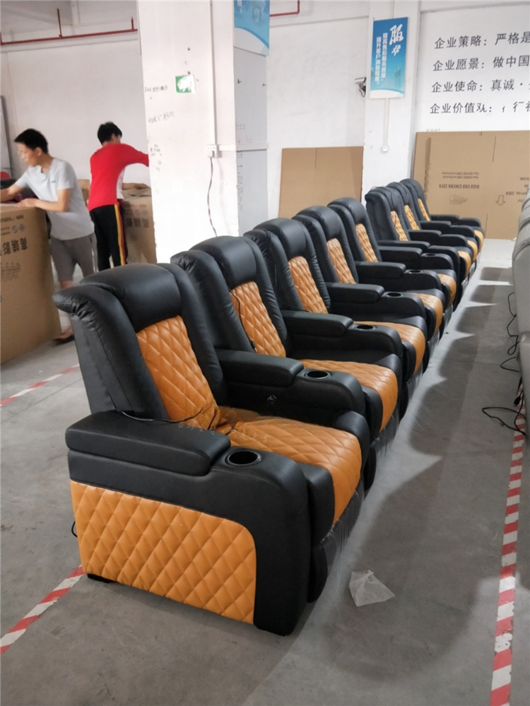 -Hot Sale Genuine Leather Auto - Home Cinema Recliner Chairs บทวิจารณ์และราคา