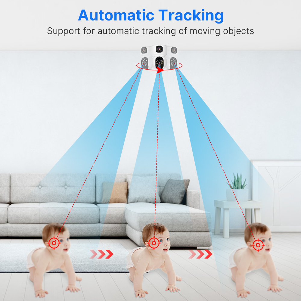 Hiseeu 2K 4MP PTZ IP Camera WI - Home Cinema Sony บทวิจารณ์และราคา