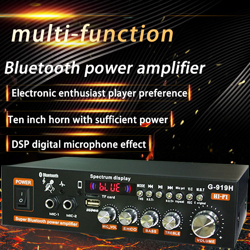 G-919H 1000W Home Power Amplif - Home Cinema Subwoofer บทวิจารณ์และราคา