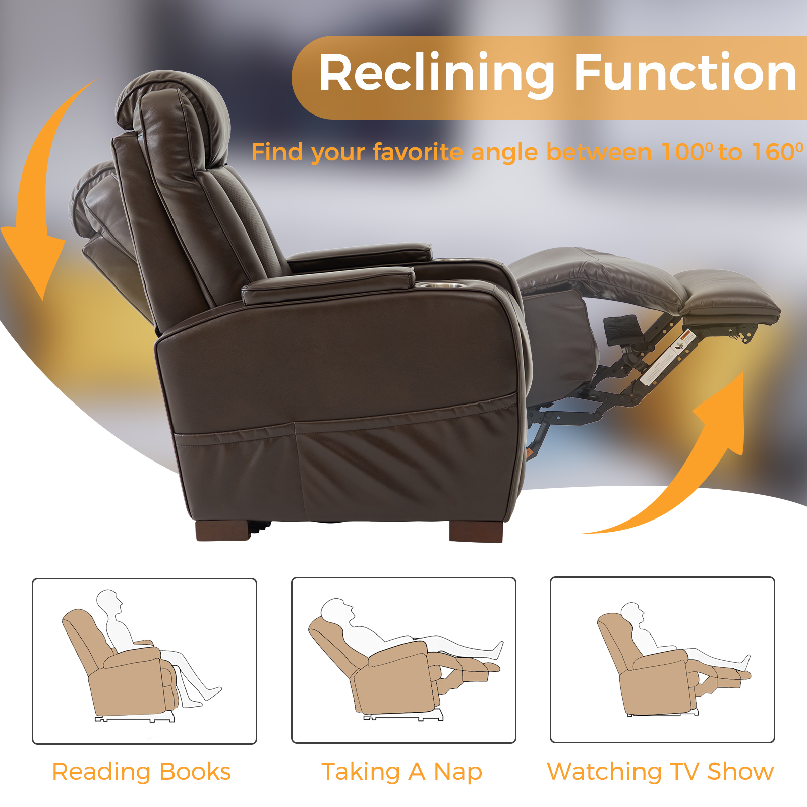 Hot Sale Theater Seating Sofa  - Home Cinema Recliner Chairs บทวิจารณ์และราคา