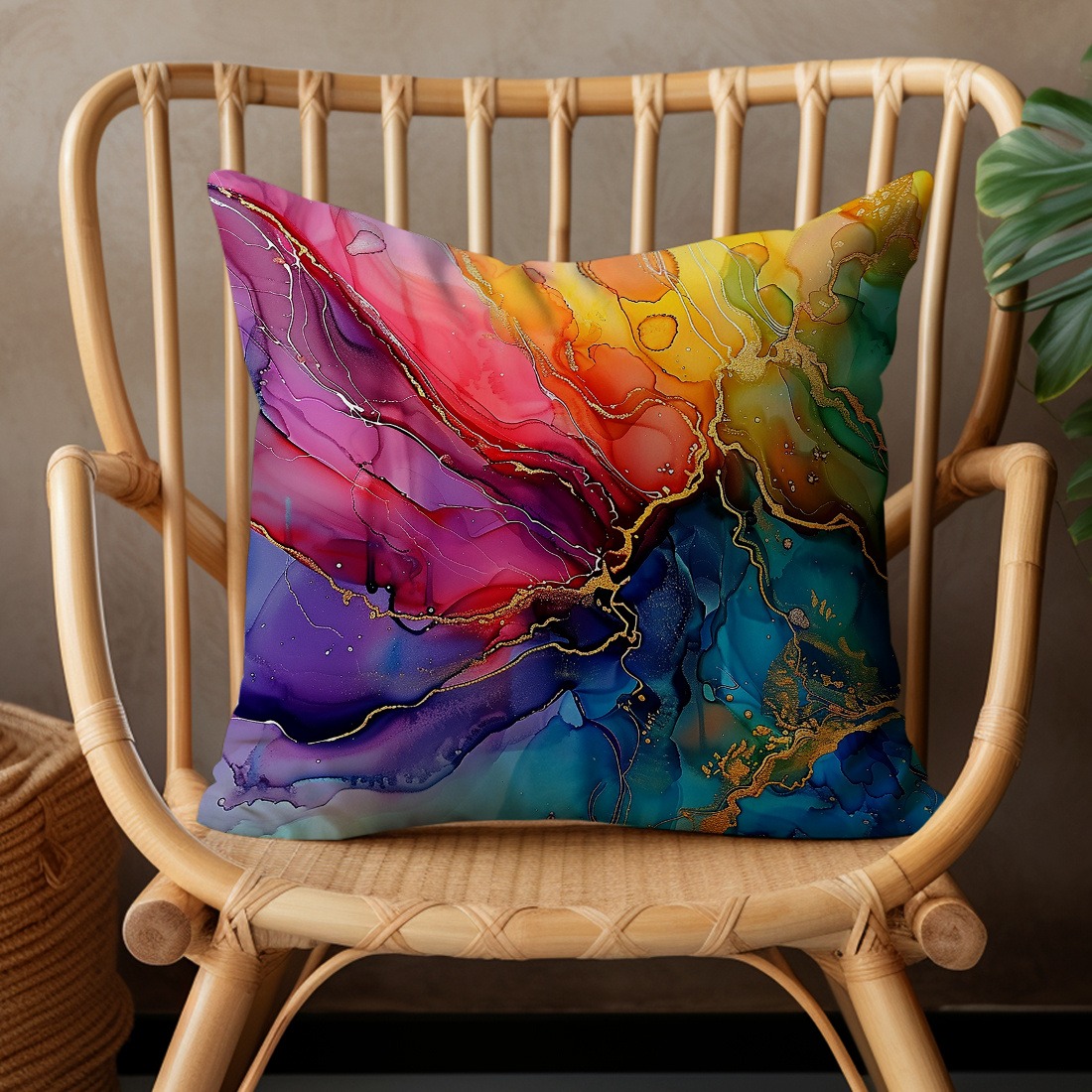 Geometric Art Decorative Pillo - Recliner Sofa Cover บทวิจารณ์และราคา