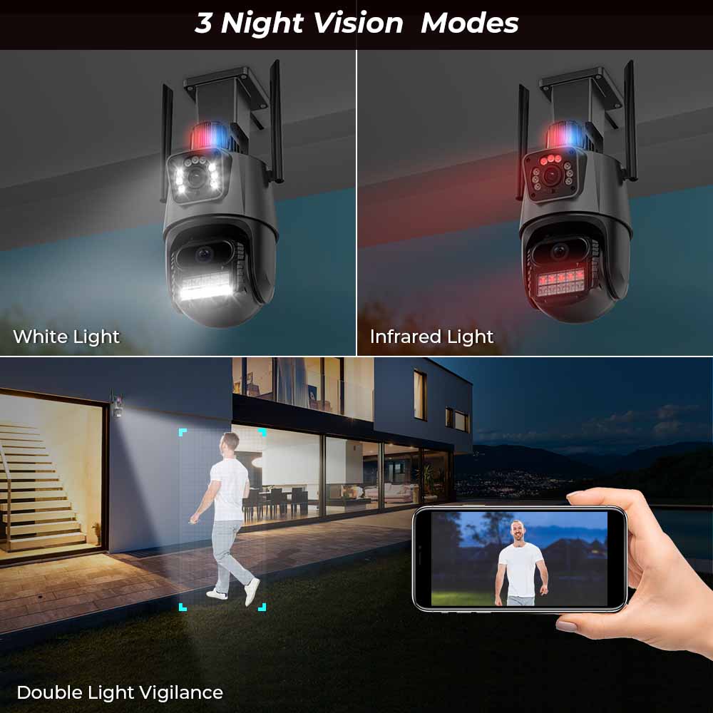 BESDER Wifi PTZ Camera 8MP Dua - Home Cinema Sony บทวิจารณ์และราคา