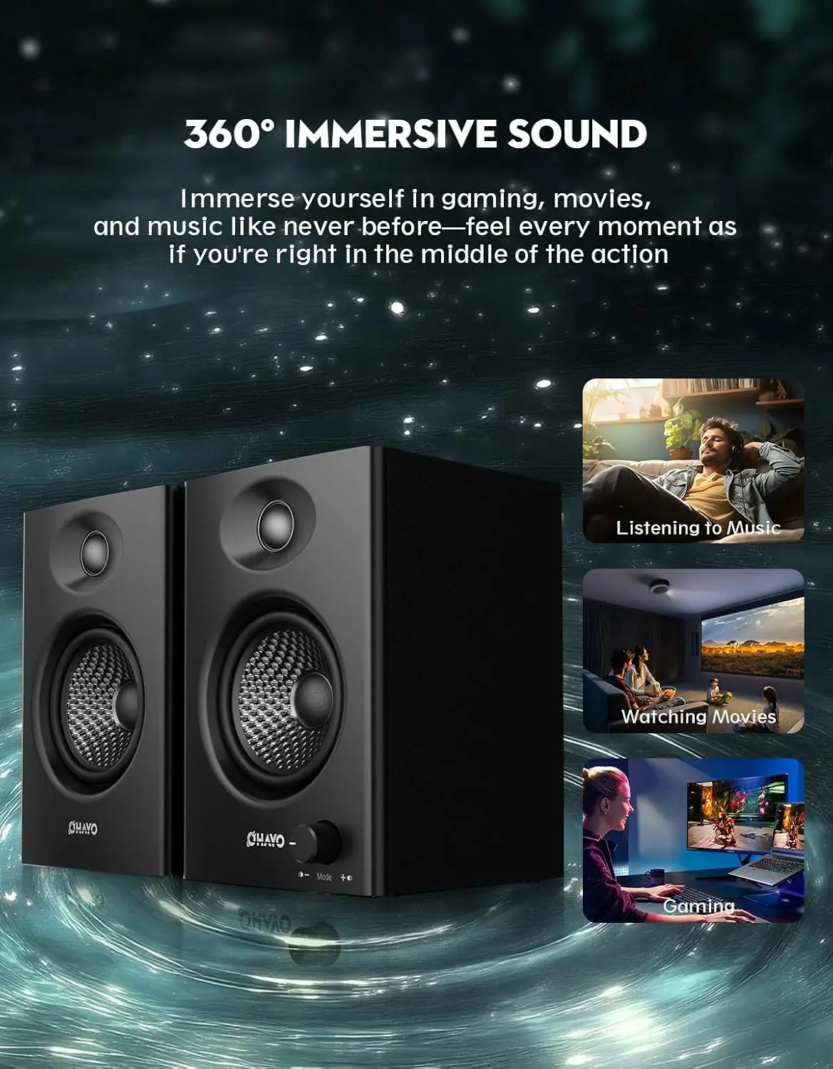 OHAYO 60W Active Bookshelf Spe - Home Cinema Subwoofer บทวิจารณ์และราคา
