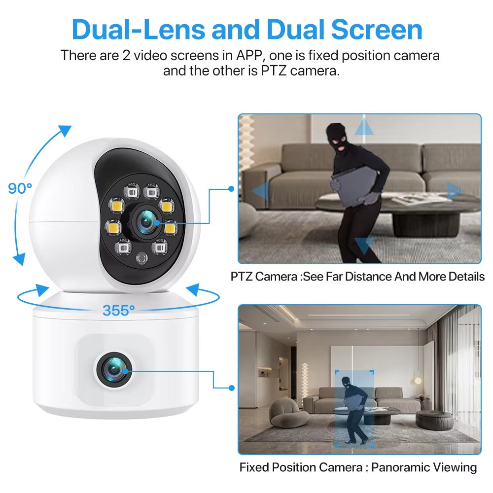 6MP iCsee WiFi IP Camera Dual  - Home Cinema Sony บทวิจารณ์และราคา