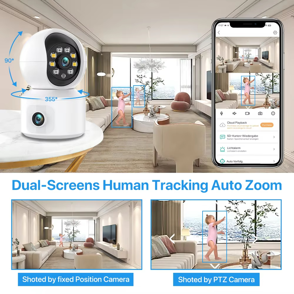 6MP iCsee WiFi IP Camera Dual  - Home Cinema Sony บทวิจารณ์และราคา