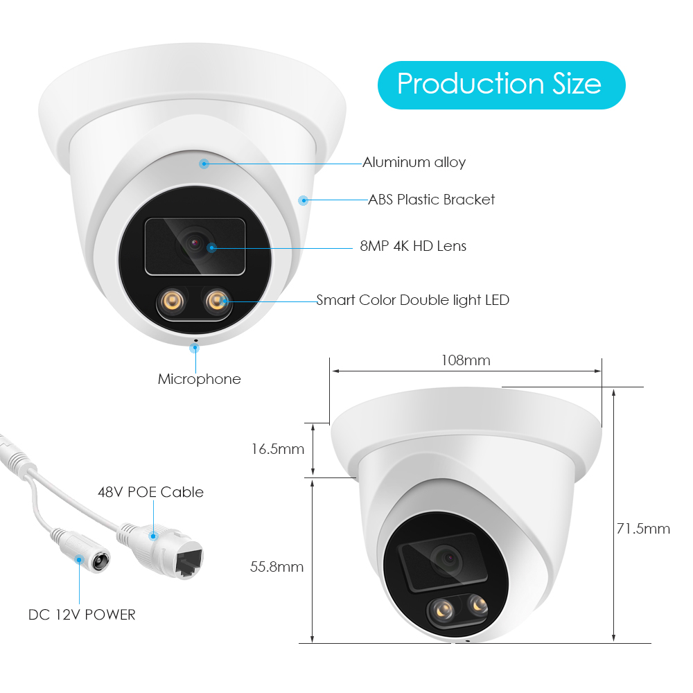 New 4K 8MP IP Camera Audio Out - Home Cinema Sony บทวิจารณ์และราคา