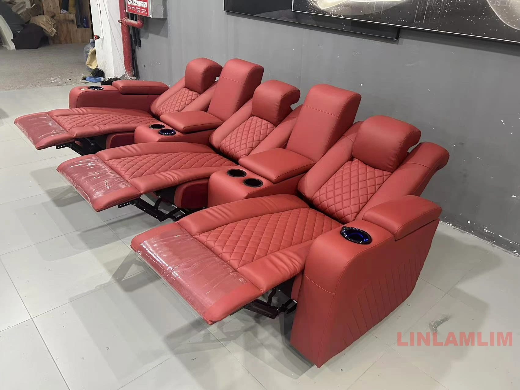 Linlamlim Luxury 3-Seat Reclin - Home Cinema Couch บทวิจารณ์และราคา