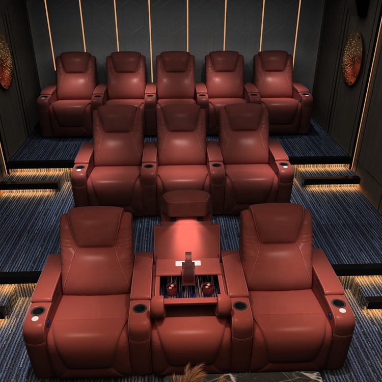 -customized Home Cinema Sofa L - Home Cinema Recliner Chairs บทวิจารณ์และราคา