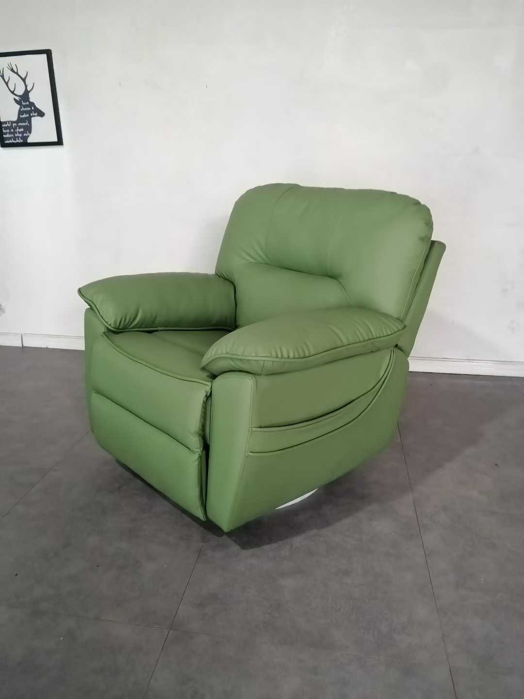 Synthetic Leather Metal Frame  - Home Cinema Recliner Chairs บทวิจารณ์และราคา