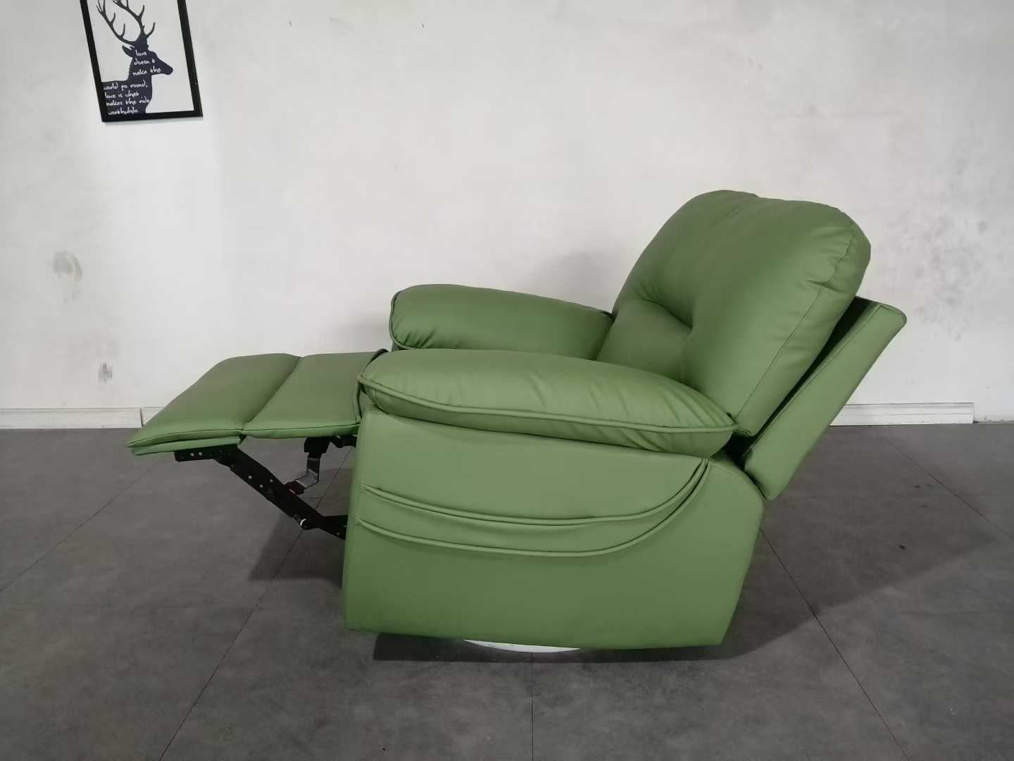 Synthetic Leather Metal Frame  - Home Cinema Recliner Chairs บทวิจารณ์และราคา