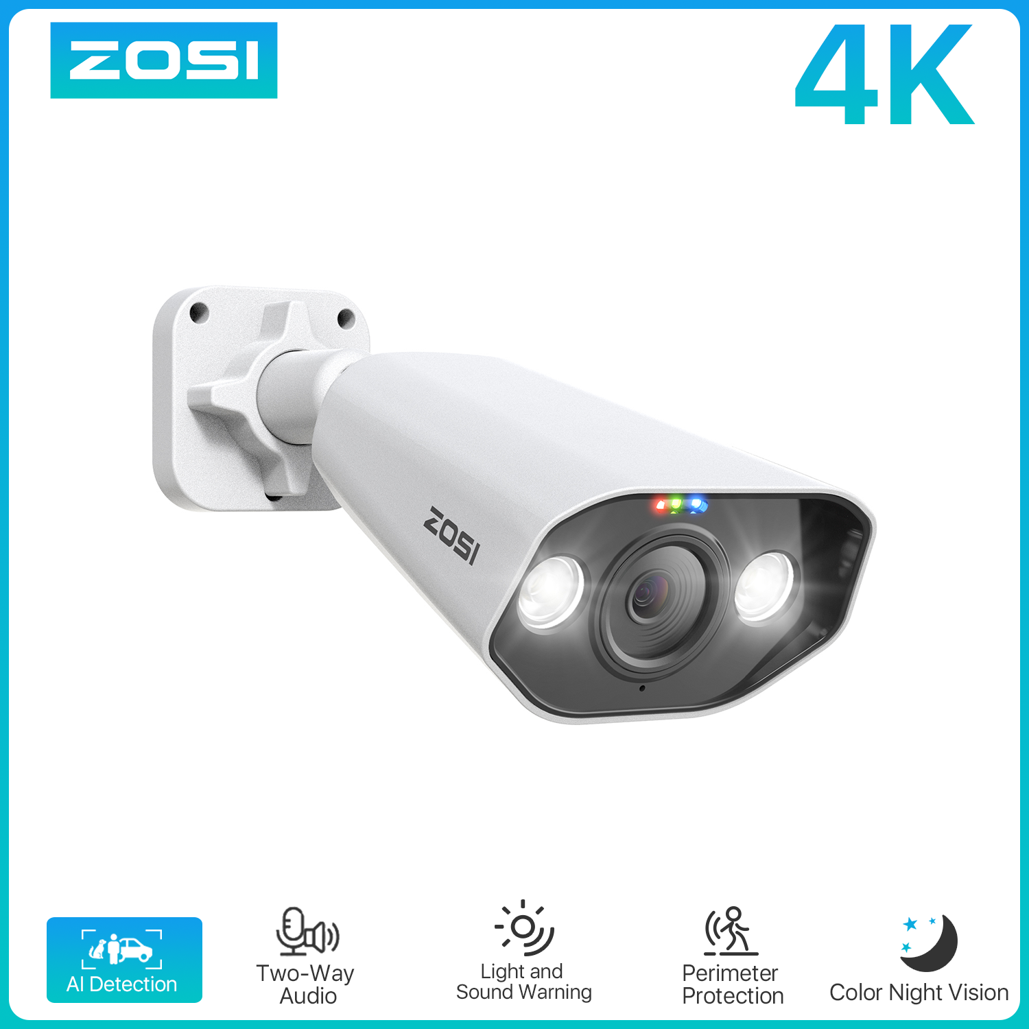 ZOSI 4K IP Camera Add-on PoE S - Home Cinema Sony บทวิจารณ์และราคา