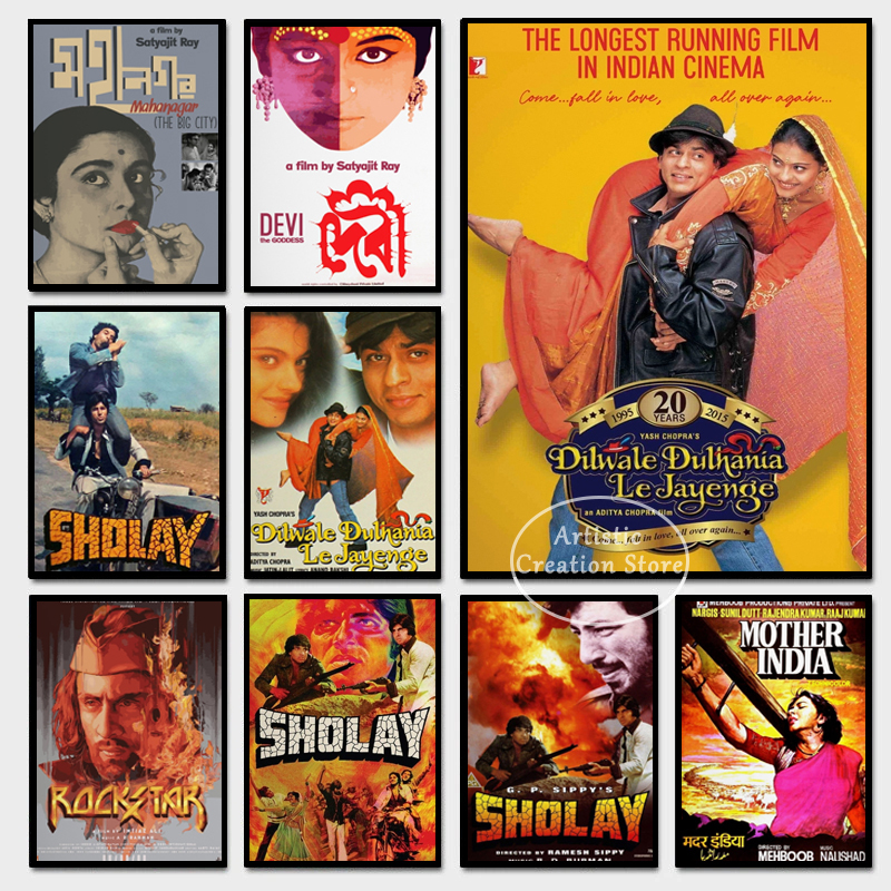 DDLJ Movie Poster Classic Indi - Home Cinema Ultimea บทวิจารณ์และราคา