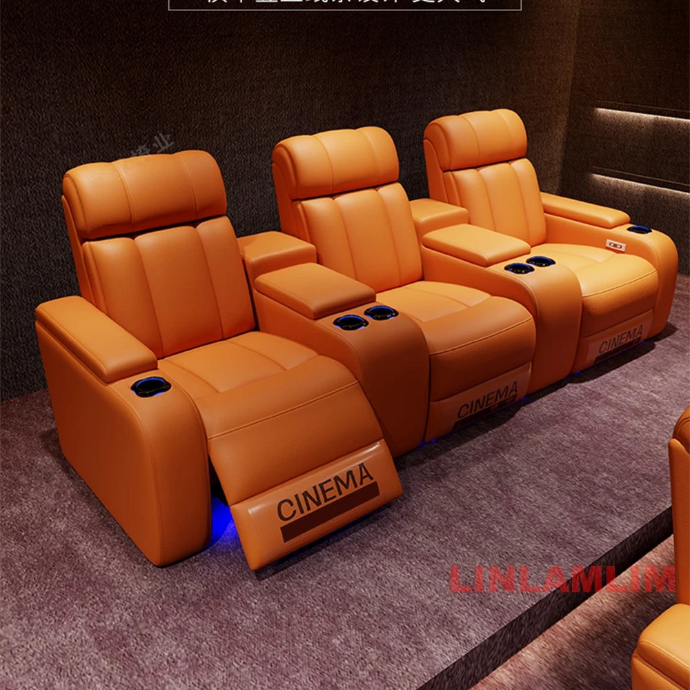 Linlimlam Luxury Genuine Leath - Home Cinema Recliner Chairs บทวิจารณ์และราคา