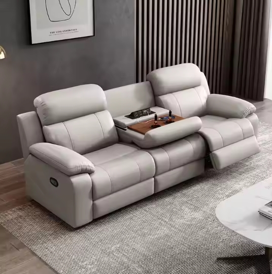 Electric Recliner Sofa Genuine - Home Cinema Couch บทวิจารณ์และราคา