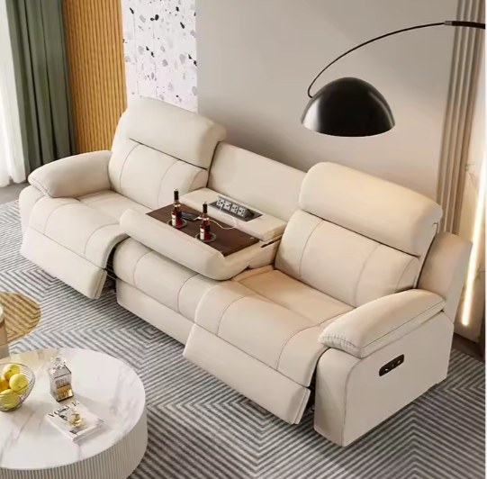 Electric Recliner Sofa Genuine - Home Cinema Couch บทวิจารณ์และราคา