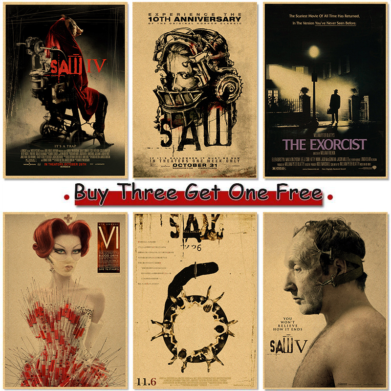 Horror Movie Saw Poster Film R - Home Cinema Ultimea บทวิจารณ์และราคา