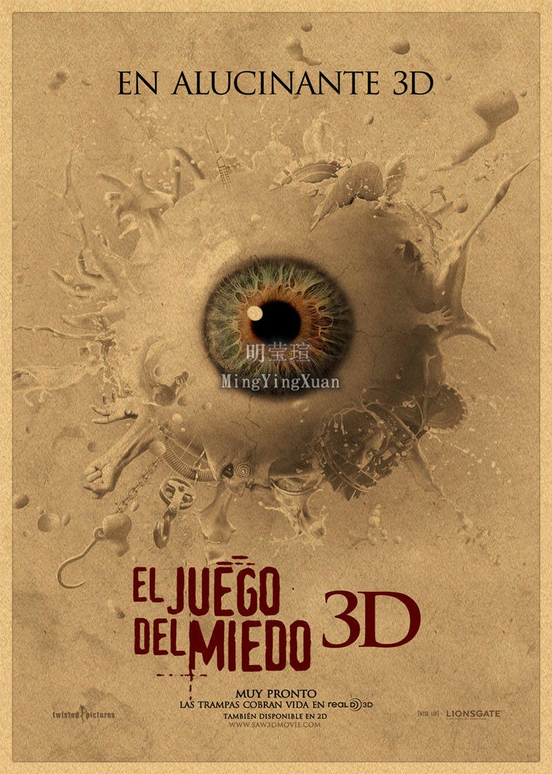 Horror Movie Saw Poster Film R - Home Cinema Ultimea บทวิจารณ์และราคา