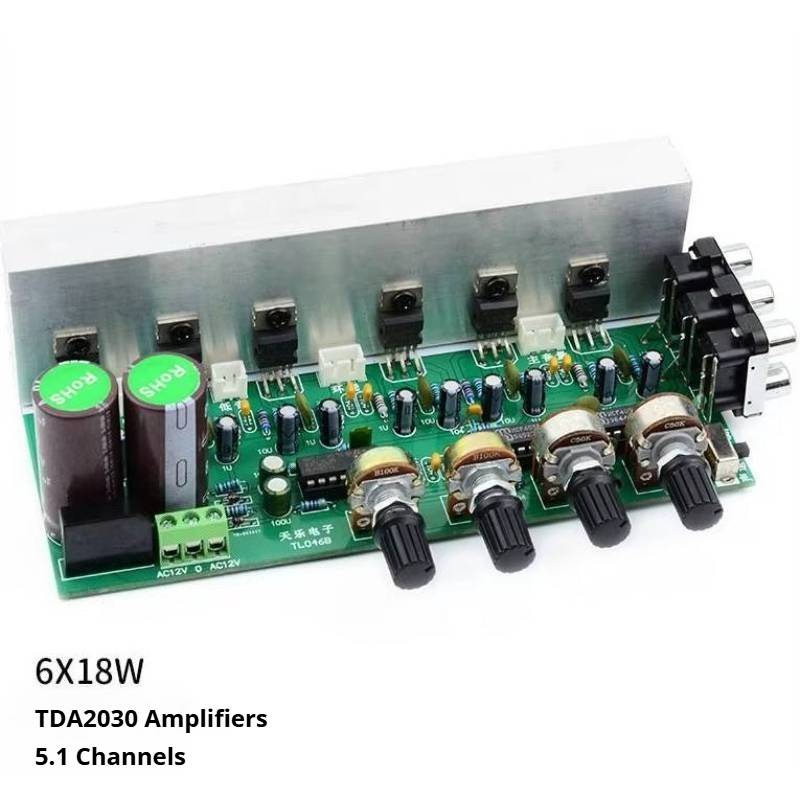 6X18W TDA2030 Audio Amplifier  - Home Cinema Subwoofer บทวิจารณ์และราคา