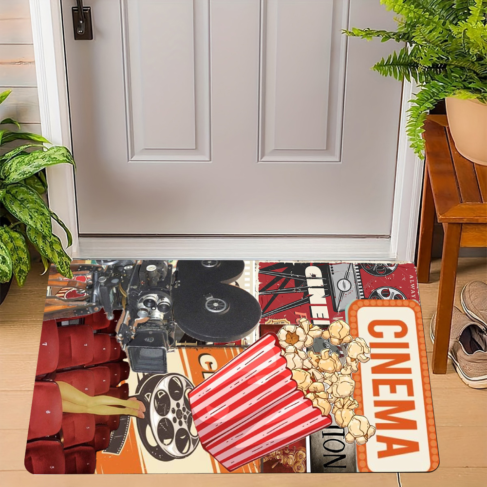 Cinema Theme Door Mat Various  - Home Cinema Tickets บทวิจารณ์และราคา