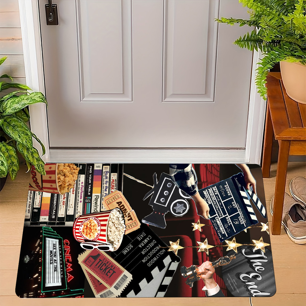 Cinema Theme Door Mat Various  - Home Cinema Tickets บทวิจารณ์และราคา