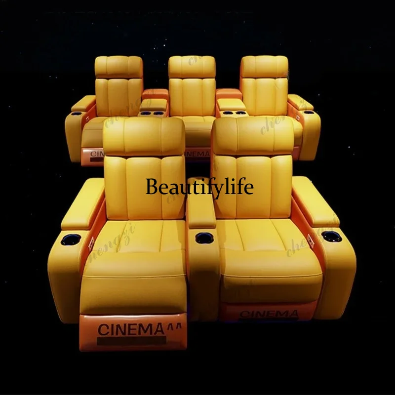 G153 Luxury Genuine Leather El - Home Cinema Recliner Chairs บทวิจารณ์และราคา