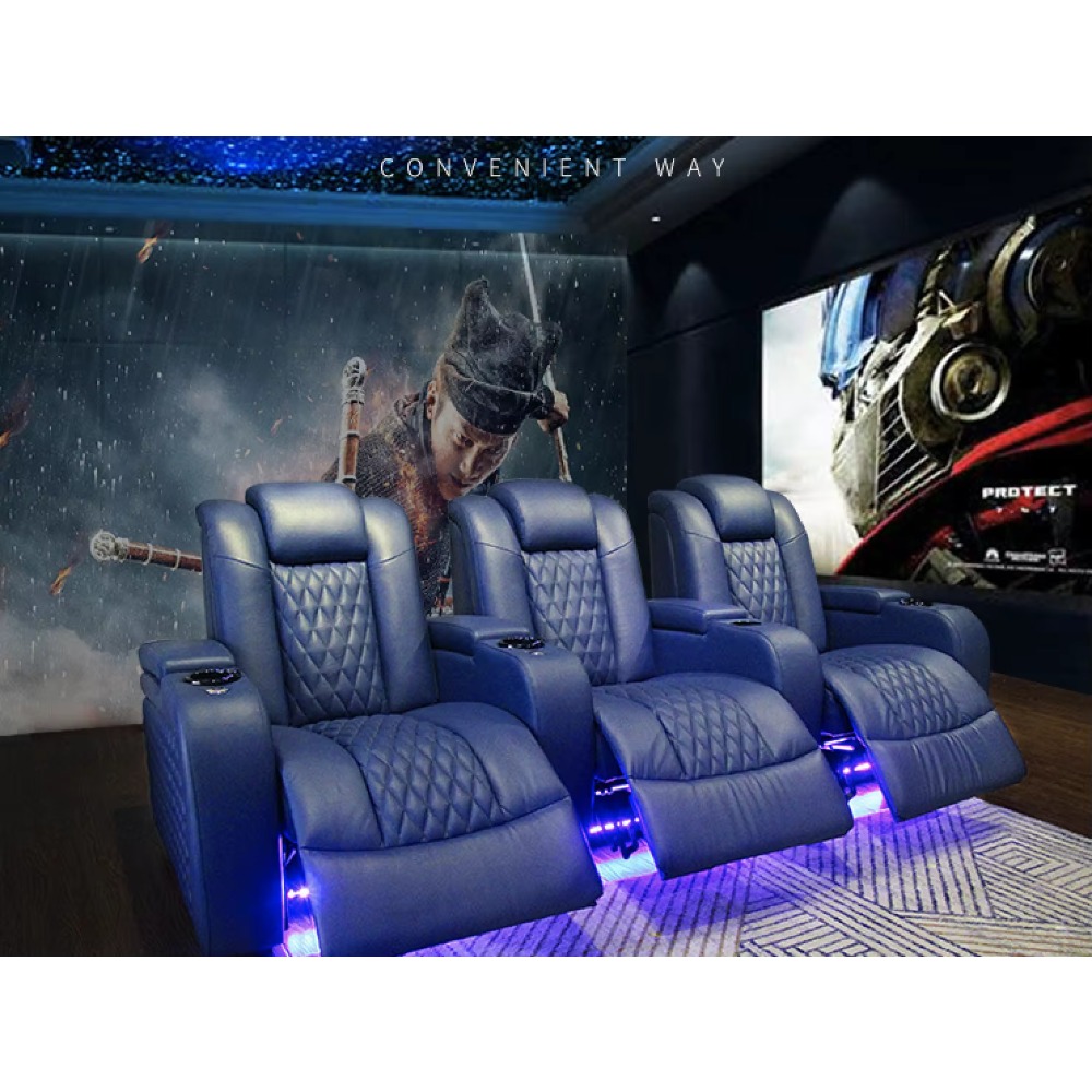 HOT Double Diamond Stitches Mo - Home Cinema Recliner Chairs บทวิจารณ์และราคา