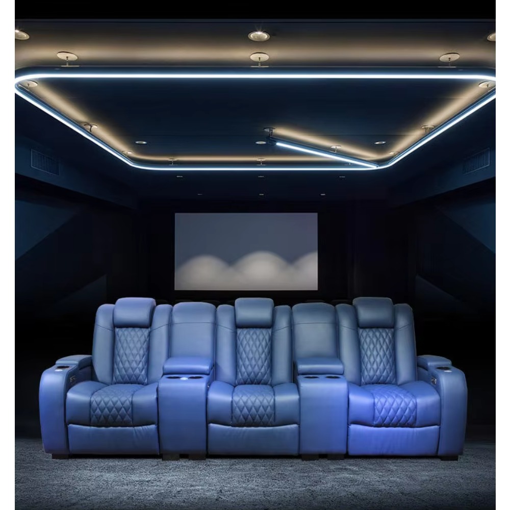 HOT Double Diamond Stitches Mo - Home Cinema Recliner Chairs บทวิจารณ์และราคา