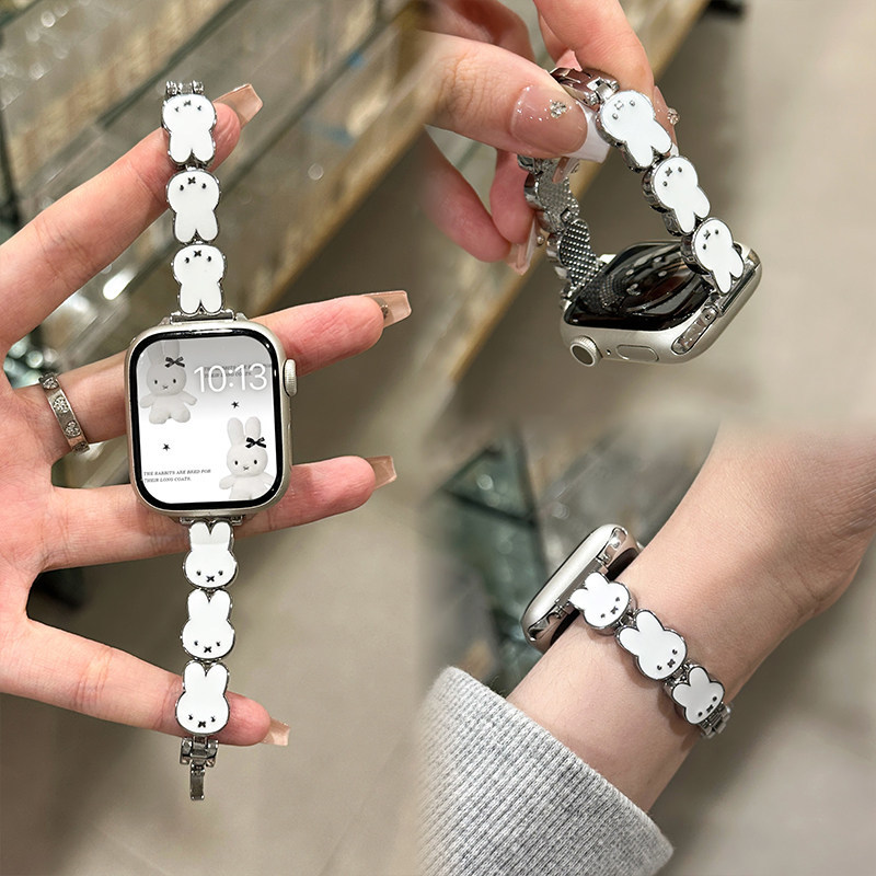 Miffy Rabbit Leather Watch Ban - Home Cinema Apple บทวิจารณ์และราคา
