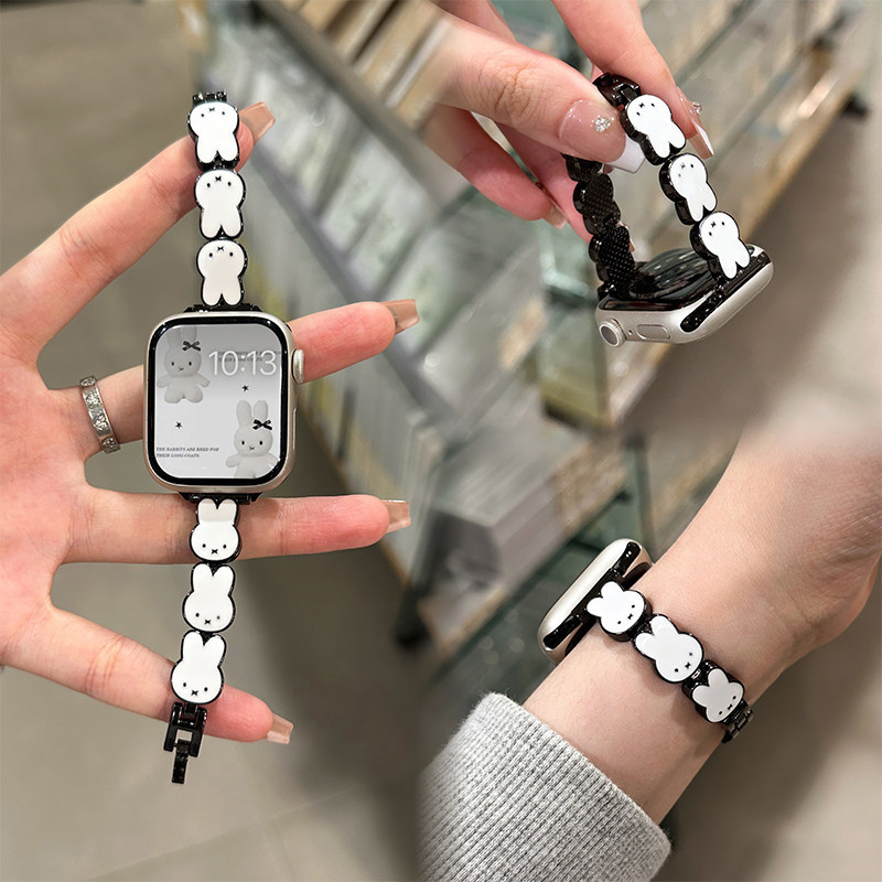 Miffy Rabbit Leather Watch Ban - Home Cinema Apple บทวิจารณ์และราคา