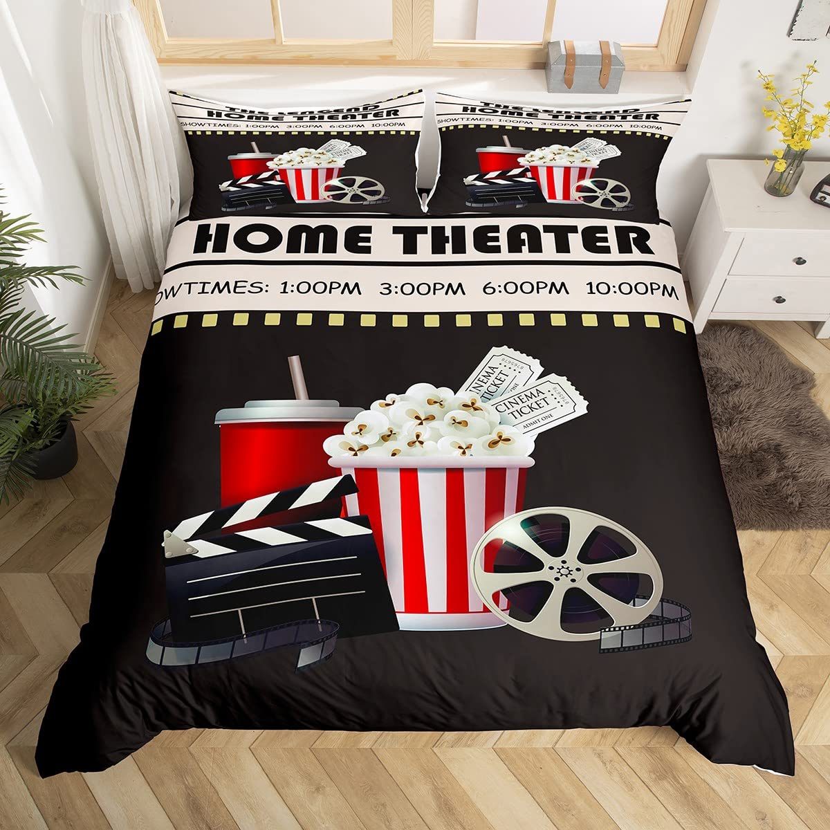 Vintage Cinema Ticket Duvet Co - Home Cinema Tickets บทวิจารณ์และราคา