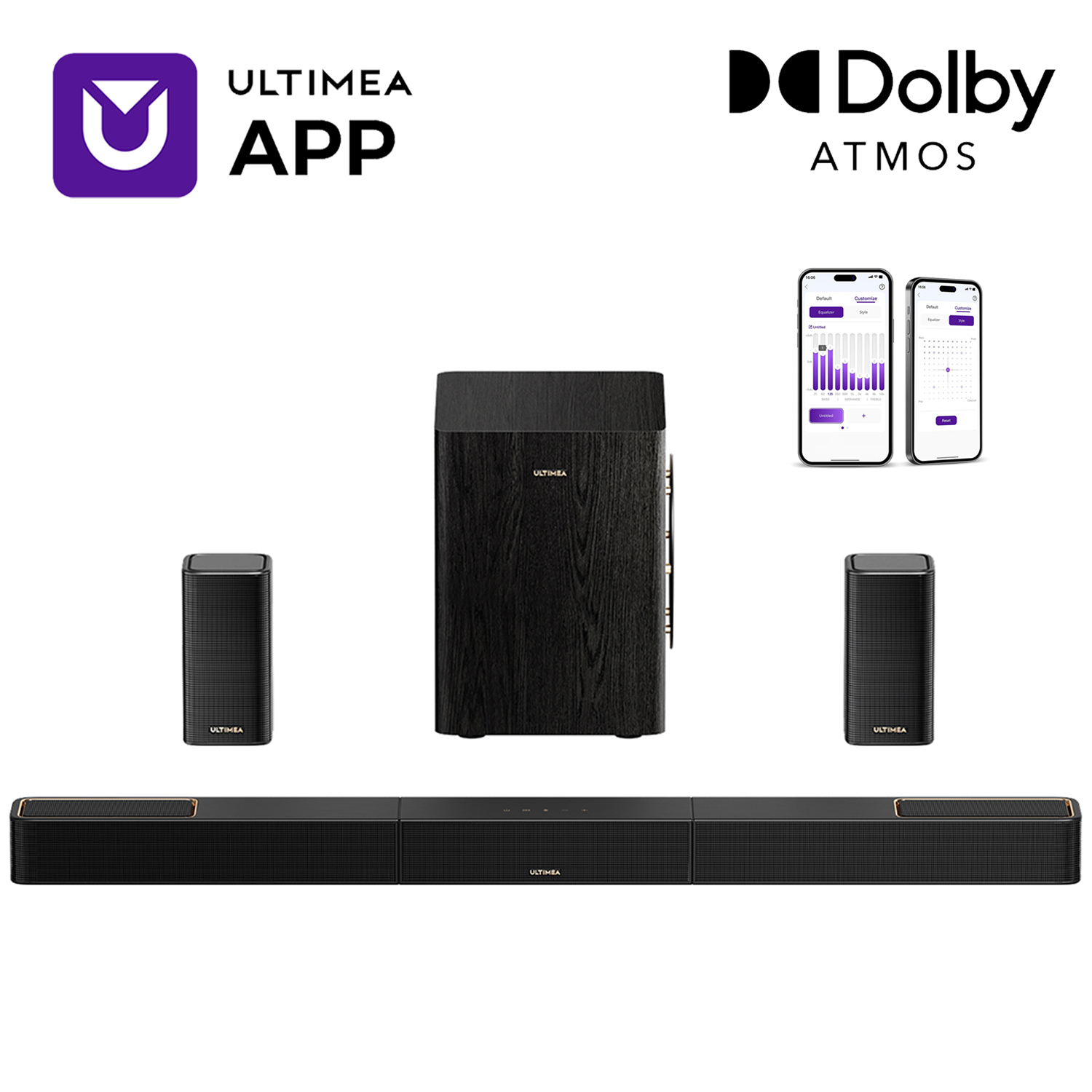 ULTIMEA 5.1.2 Surround Sound S - Home Cinema Atmos บทวิจารณ์และราคา