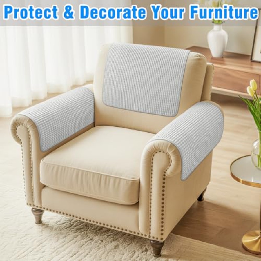 Couch Arm Covers, Sofa Arm Cov - Recliner Sofa Cover บทวิจารณ์และราคา