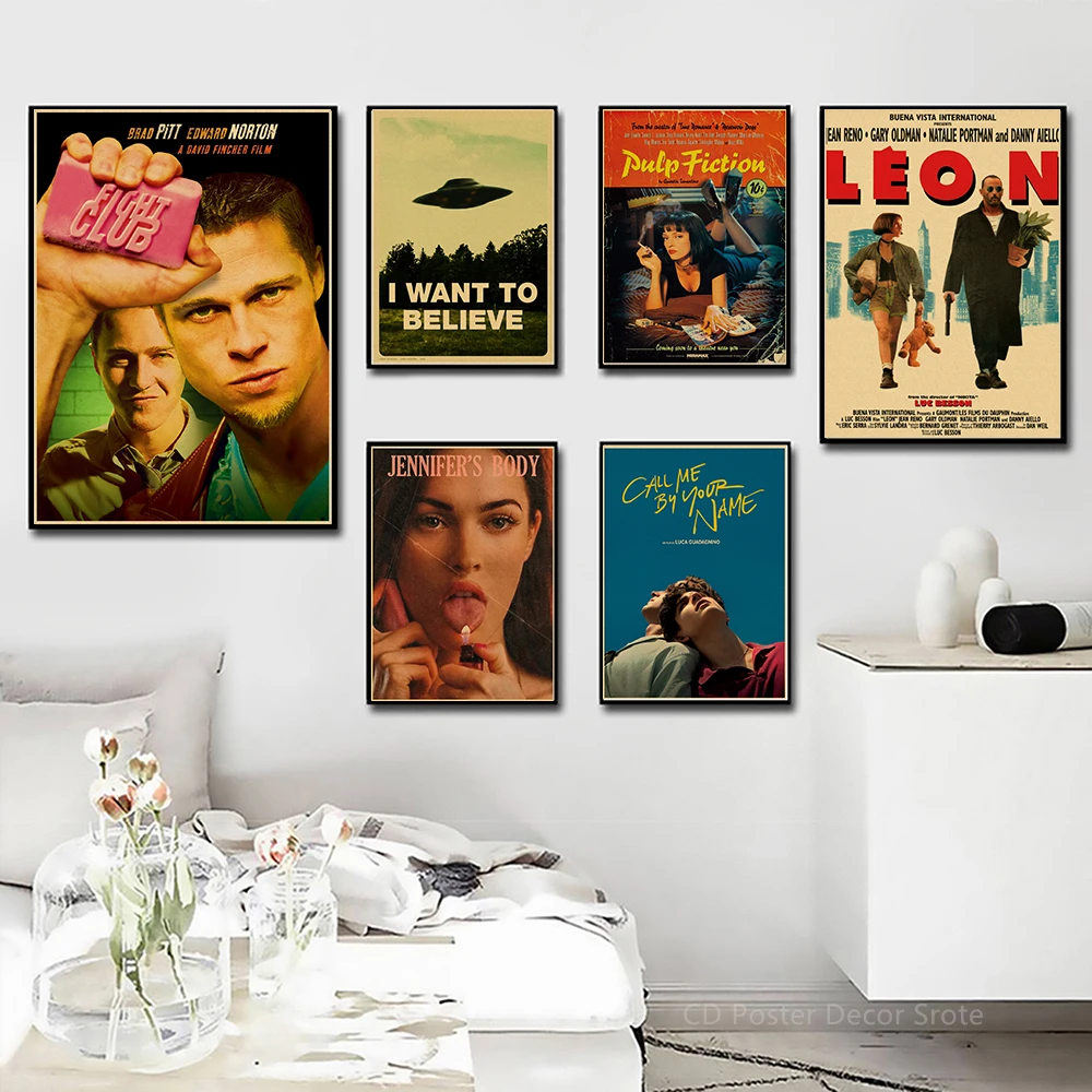 Vintage Movie Posters Retro Pr - Home Cinema Ultimea บทวิจารณ์และราคา