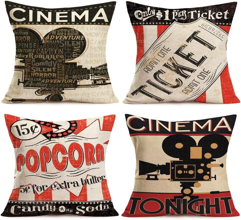 Vintage Cinema Decorative Pill - Home Cinema Tickets บทวิจารณ์และราคา