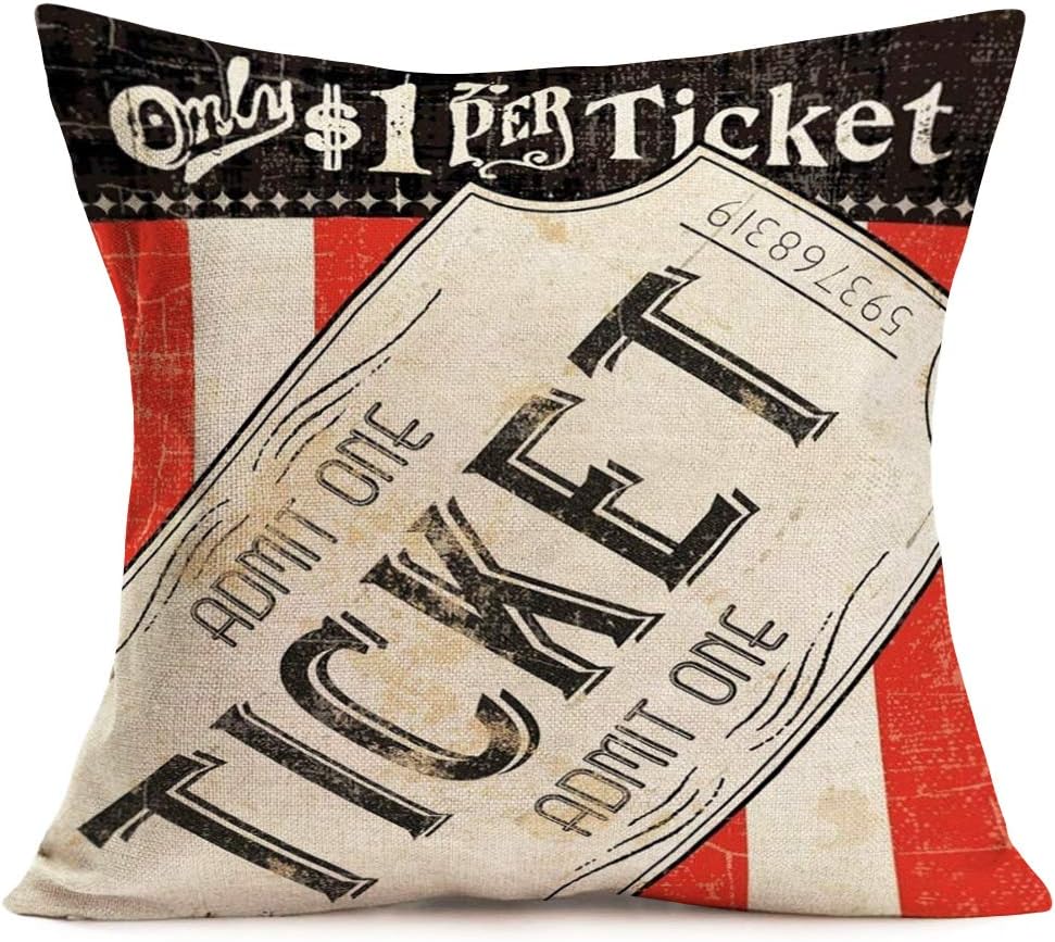 Vintage Cinema Decorative Pill - Home Cinema Tickets บทวิจารณ์และราคา