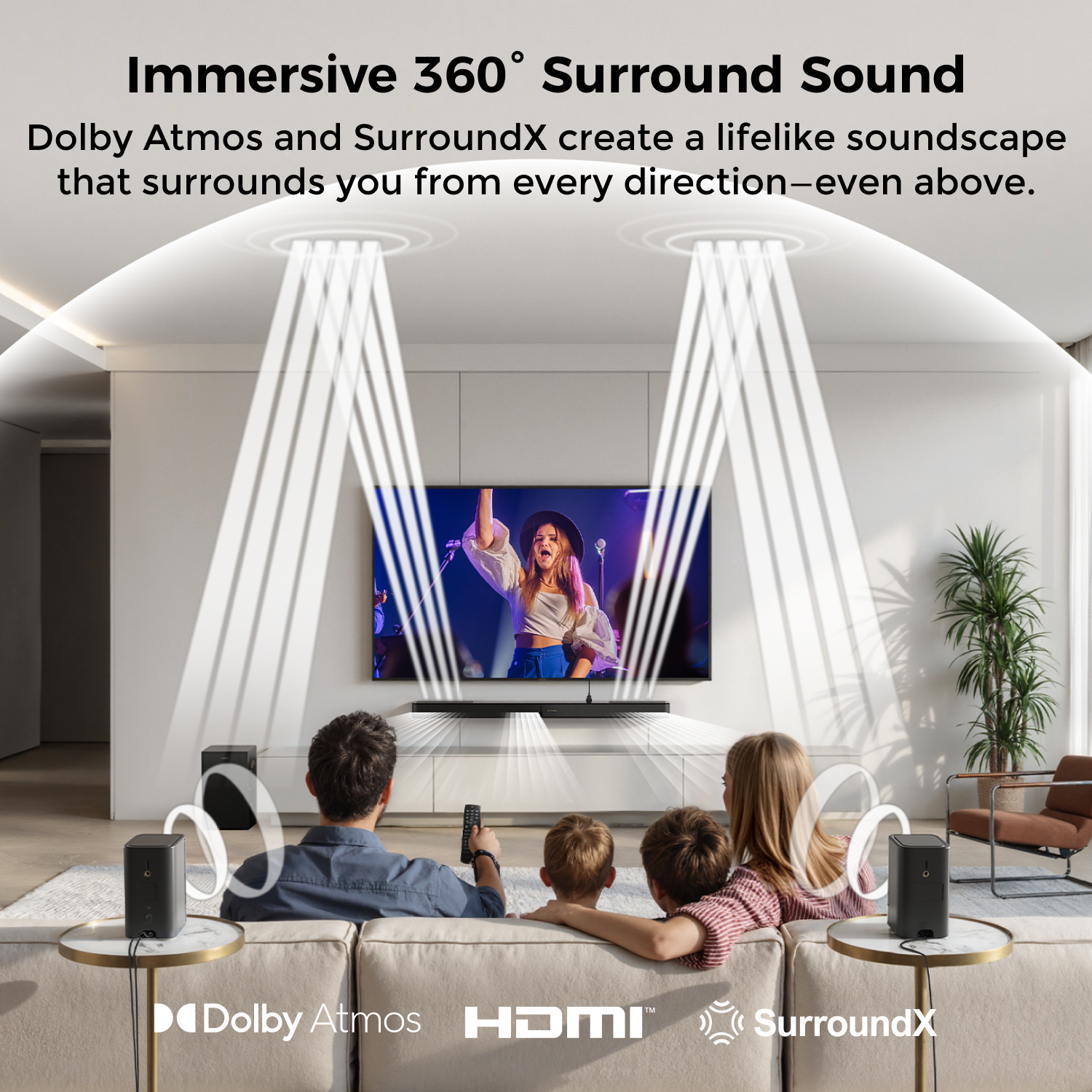 ULTIMEA 460W 5.1.2ch Sound Bar - Home Cinema Atmos บทวิจารณ์และราคา