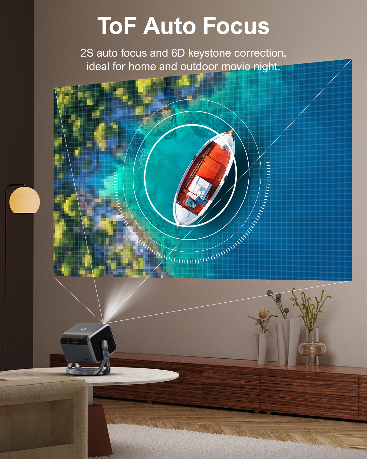 ULTIMEA Full HD 1080P Projecto - Home Cinema Ultimea บทวิจารณ์และราคา