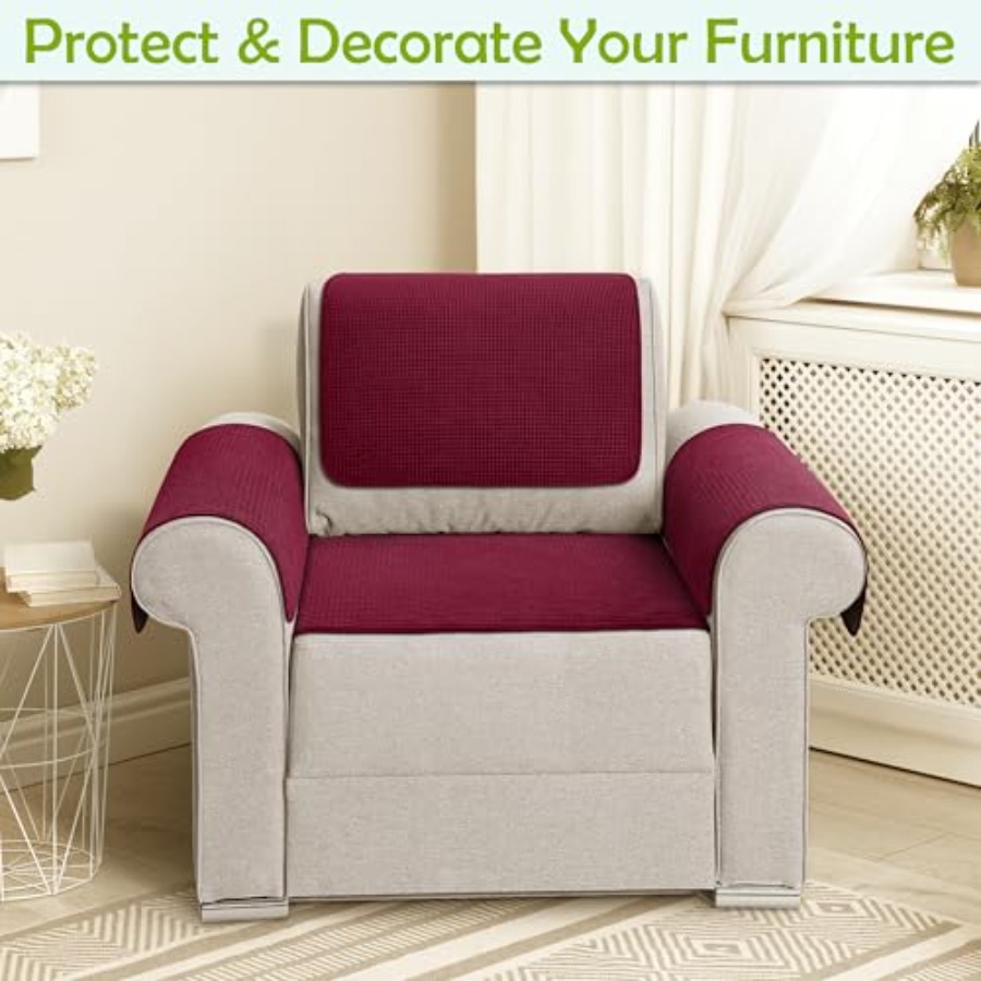 Couch Arm Covers, Sofa Arm Cov - Recliner Sofa Cover บทวิจารณ์และราคา