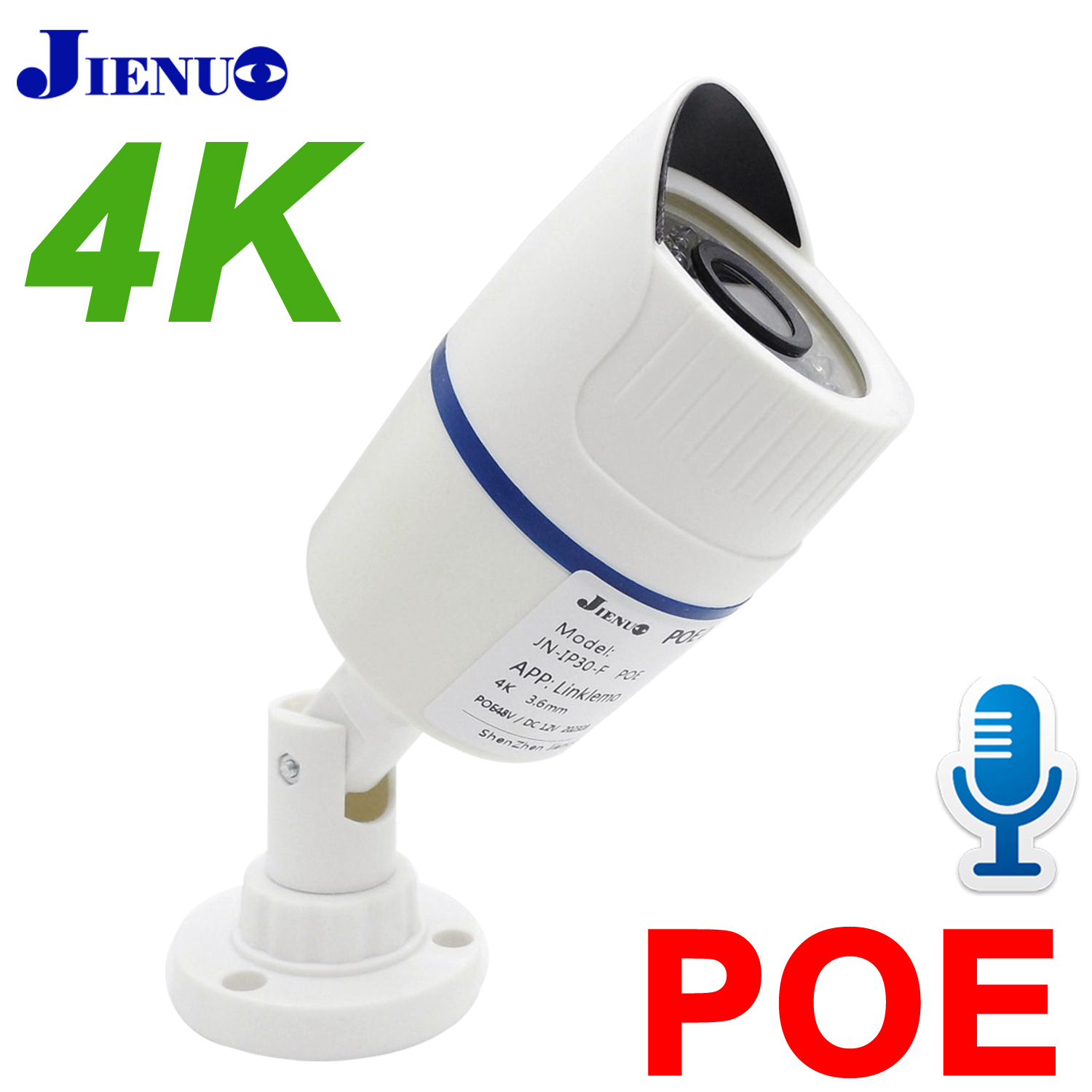 JIENUO 4K Poe Camera IP Outdoo - Home Cinema Sony บทวิจารณ์และราคา