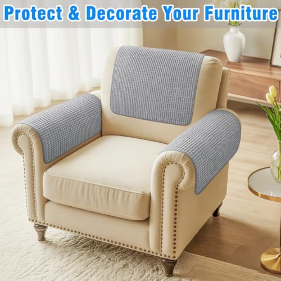 Couch Arm Covers, Sofa Arm Cov - Recliner Sofa Cover บทวิจารณ์และราคา