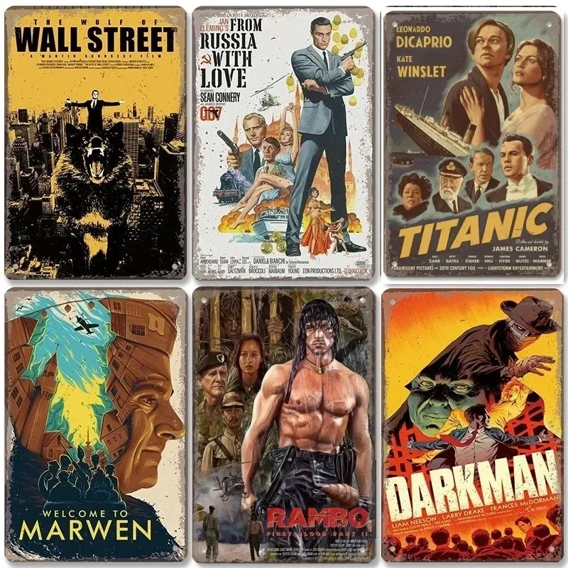 Vintage Metal Classic Film Pos - Home Cinema Ultimea บทวิจารณ์และราคา