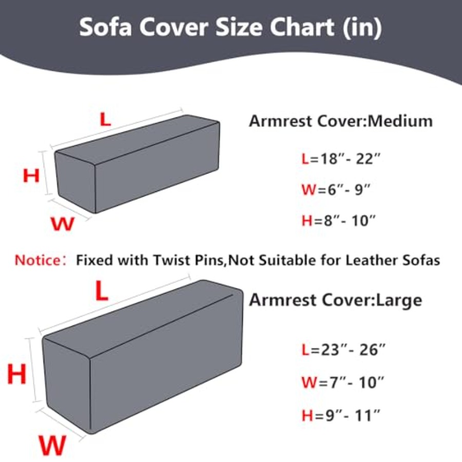Sofa Arm Covers Recliner Couch - Recliner Sofa Cover บทวิจารณ์และราคา