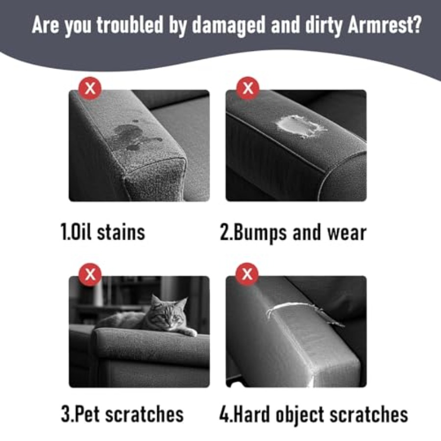 Sofa Arm Covers Recliner Couch - Recliner Sofa Cover บทวิจารณ์และราคา